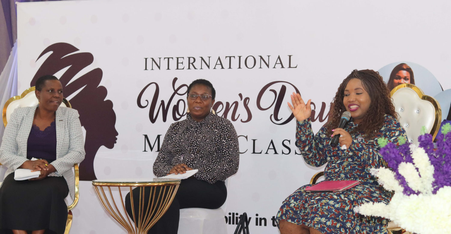 (Left - Right) Sara Adeniran - Head, Brokers Management Bisola Elias - Head, Financial Reporting Dr. Glory Edozien, Guest Speaker