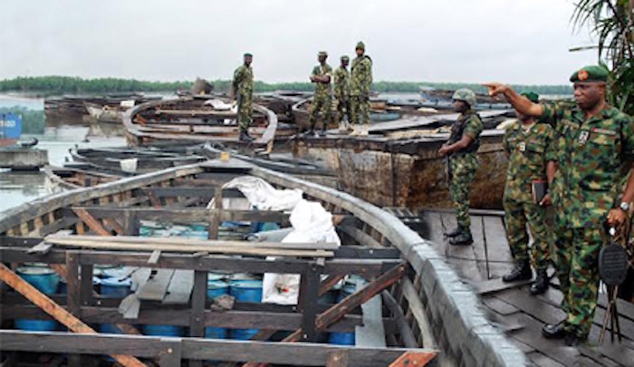 Nigerian Navy Recovers Stolen Crude In Delta