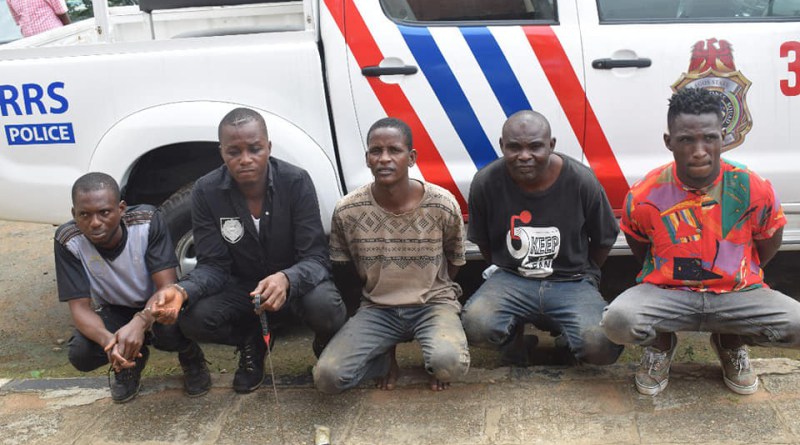 Five Trans-Border Robbers In Police Net