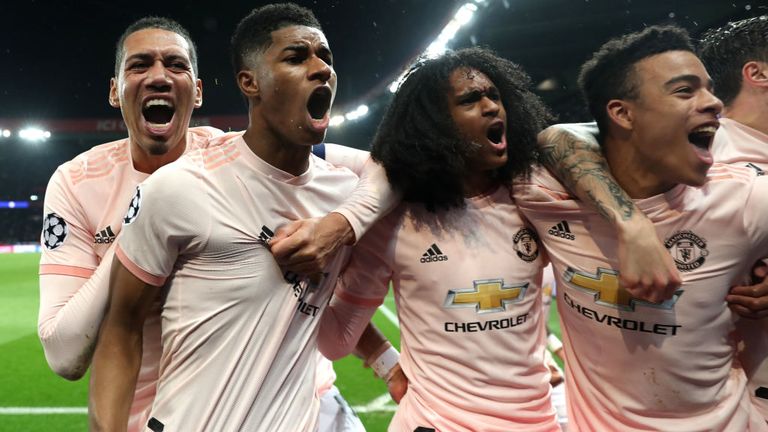 Champions League: Man Utd beat PSG 3-1 to seal miracle night in Paris
