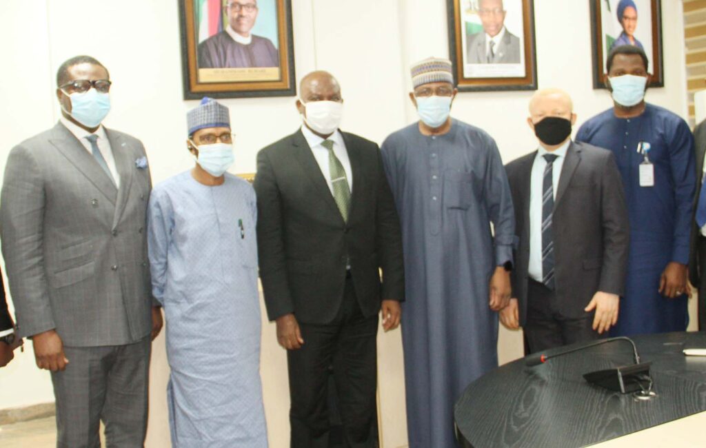 Photo News: During A Meeting Between The SEC And NIRSAL In Abuja. L-R, Managing Director, Mainstreet Capital Ltd Mr Ebi >> Enaholo, Executive Commissioner Corporate Services,Securities and >> Exchange Commission Mr Ibrahim Boyi, Managing Director, NIRSAL Alh >> Aliyu Abdulhameed, Director General SEC Mr Lamido Yuguda, Executive >> Commissioner Legal and Enforcement SEC Mr Reginald Karawusa and >> Executive Commissioner Operations SEC Mr Dayo Obisan during a Meeting >> between The SEC and NIRSAL in Abuja yesterday