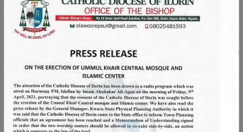 On The Erection Of Ummul khair Central Mosque and Islamic Centre