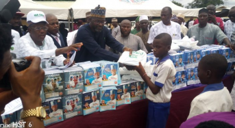 NGO donates 50, 000 exercise books, pens to schools in Kogi