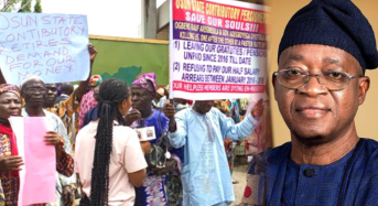 Osun pensioners protest non-payment of gratuity, pension arrears