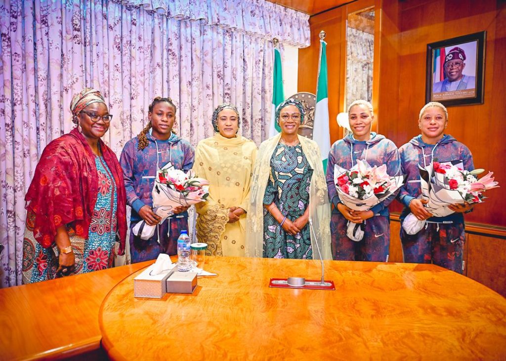 Mrs. Tinubu Happy With Super Falcons Performance