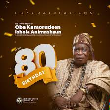 Lagos State Governor Salutes Oloja Of Epe At 80