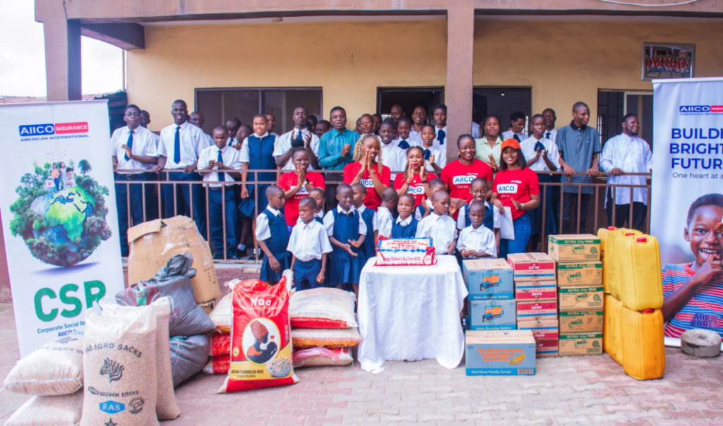 AIICO Insurance Fetes Visually Impaired Children On Children’s Day