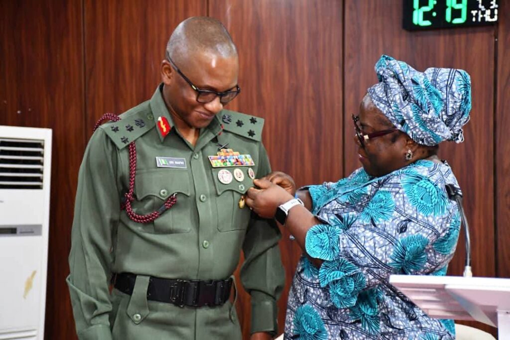 NYSC DG Gen. Nafiu Decorated As Servicom Champion