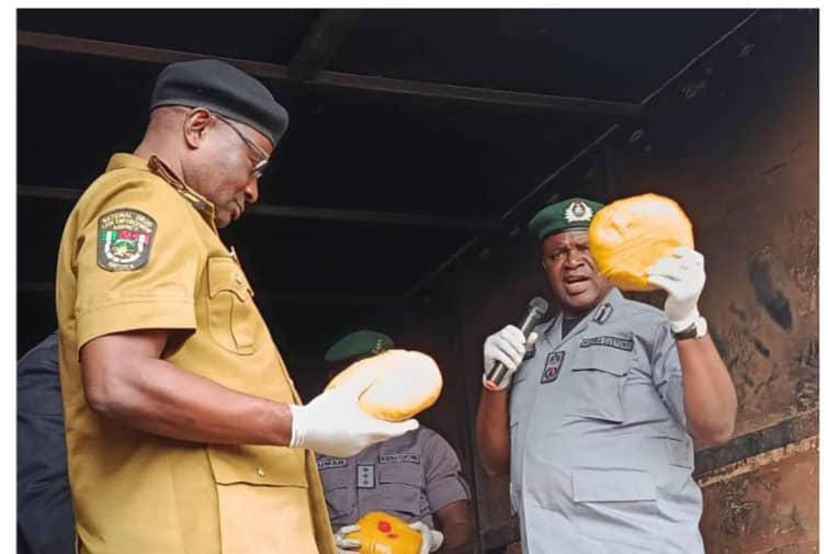 Ogun Customs Intercept Massive 1,450kg Cannabis Haul In Intelligence-Led Operation