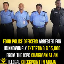 Four Policemen Accused Of Setting Up Illegal Checkpoint In Trouble