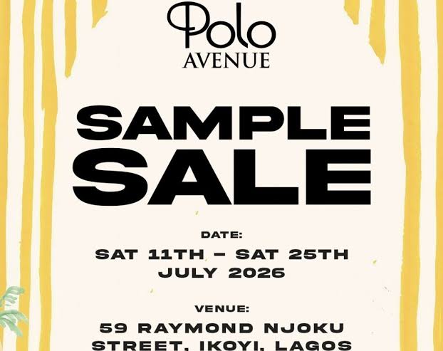Polo Avenue Invites Lagos To Exclusive 2026 Sample Sale