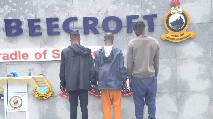 Three Suspected Stowaways Handed Over To NIS By The Nigerian Navy