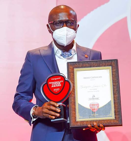 Sanwo-Olu Wins Governor Of The Year Award